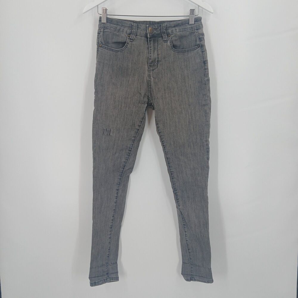 mens So iLL Grey Denim Rock Climbing Jeans Pants Size 28 TakeHold